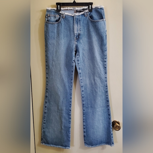 Express Flare Jeans size 7/8 R - Picture 2 of 12